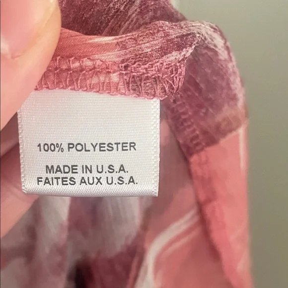 Misa Los Angeles Bridget Ruffled Floral Pink/Burgundy Dress Size Medium NWT - Picture 6 of 8